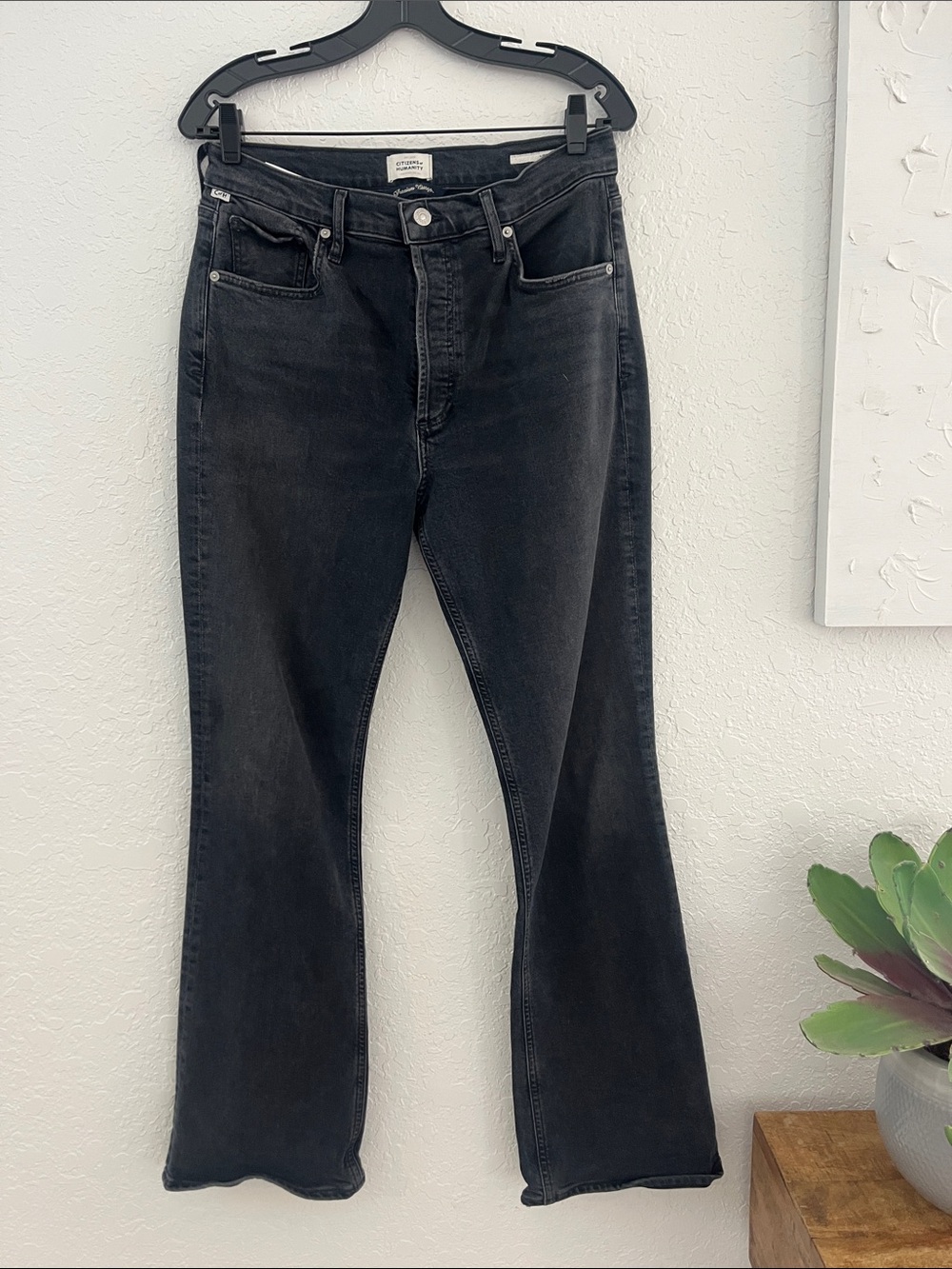 Citizens Of Humanity Black Flare Jeans